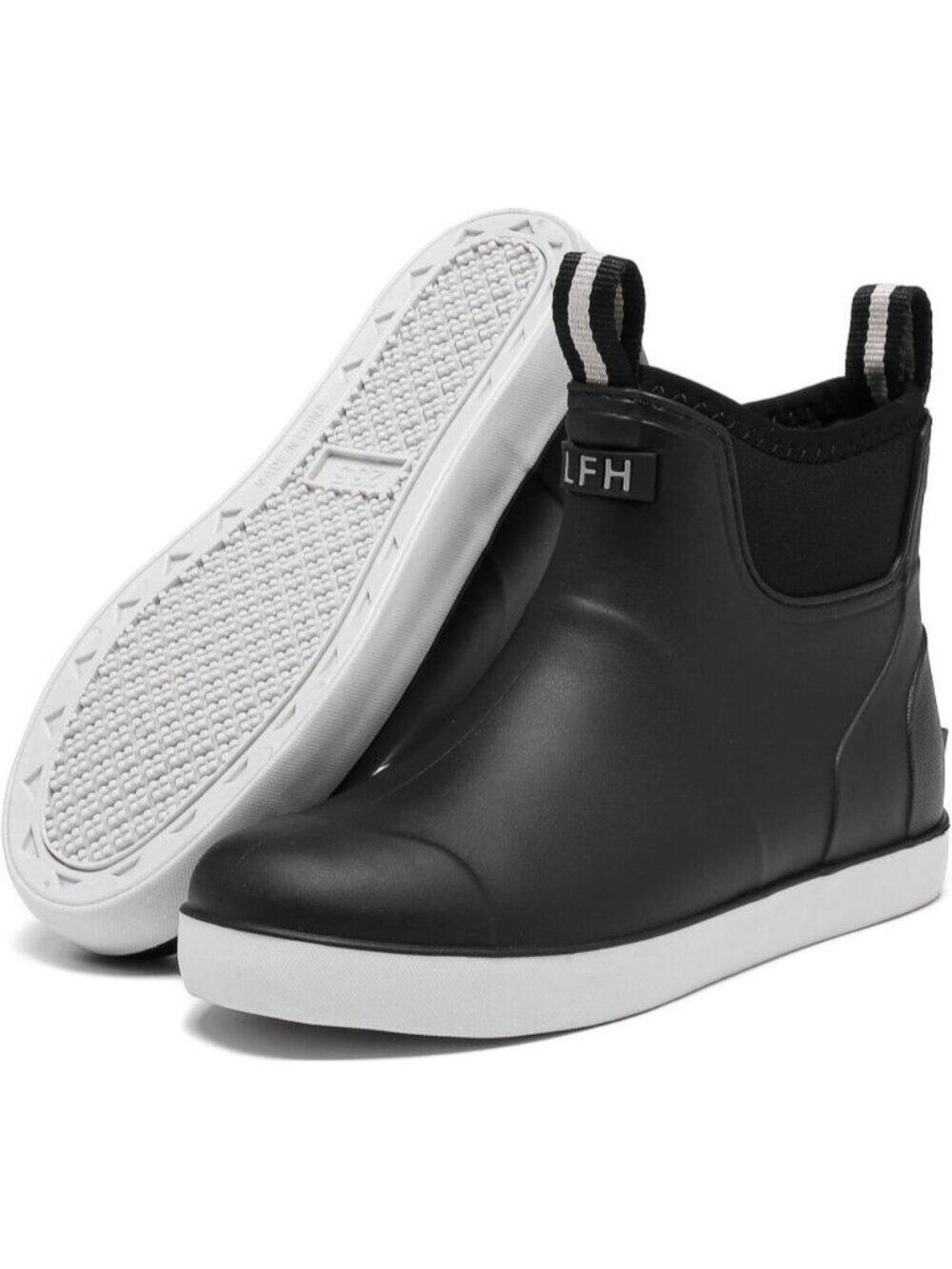 🆕Women's Black Comfort Anti-Slip Traction Camping Waterproof Ankle Rain Boots